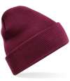 B45R/BB45R Recycled Original Cuffed Beanie Burgundy colour image